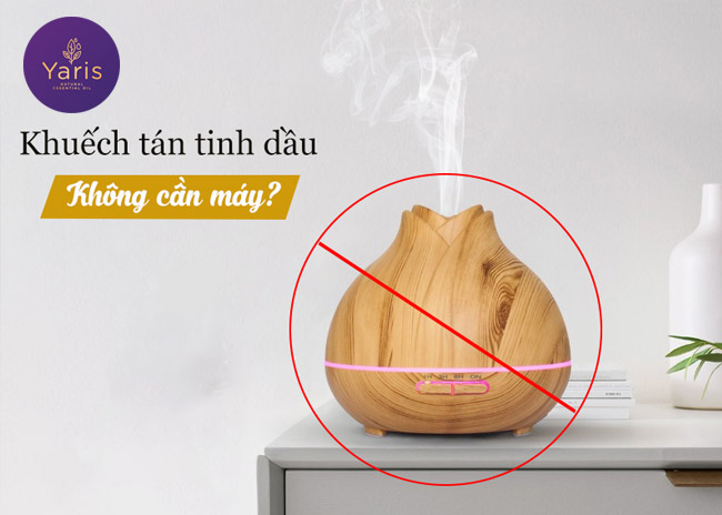 Cách khuếch tán tinh dầu tự nhiên tại nhà mà không cần dùng đèn hay máy xông