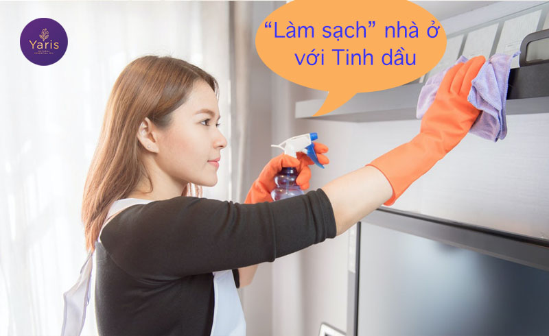 Làm sạch nhà cửa với tinh dầu - Cách đánh bay vết bẩn cứng đầu